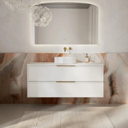 Milano Federation 1200mm Wall Hung Vanity Matte White