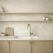 Milano Granite 735mm Double Bowl Sink, Matte White