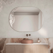 Milano Pill 1200x900mm Frameless Polished Edge Mirror