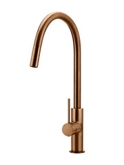 Meir Round Piccola Kitchen Mixer Tap | Lustre Bronze