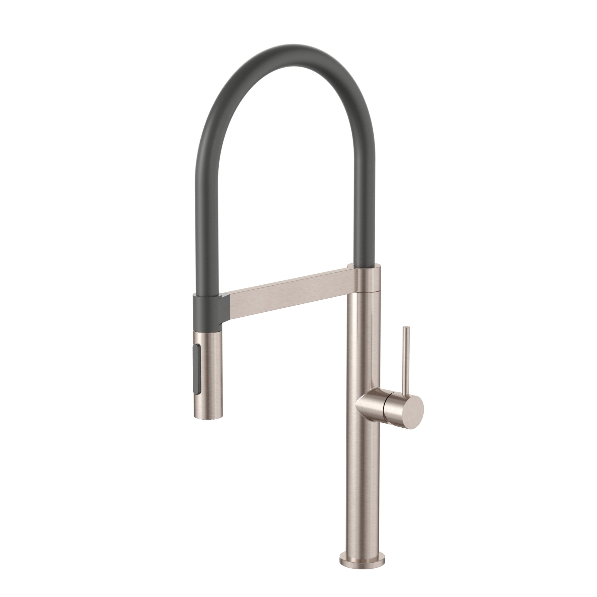 Pull down kitchen mixer with Magnetic Dock, Champagne