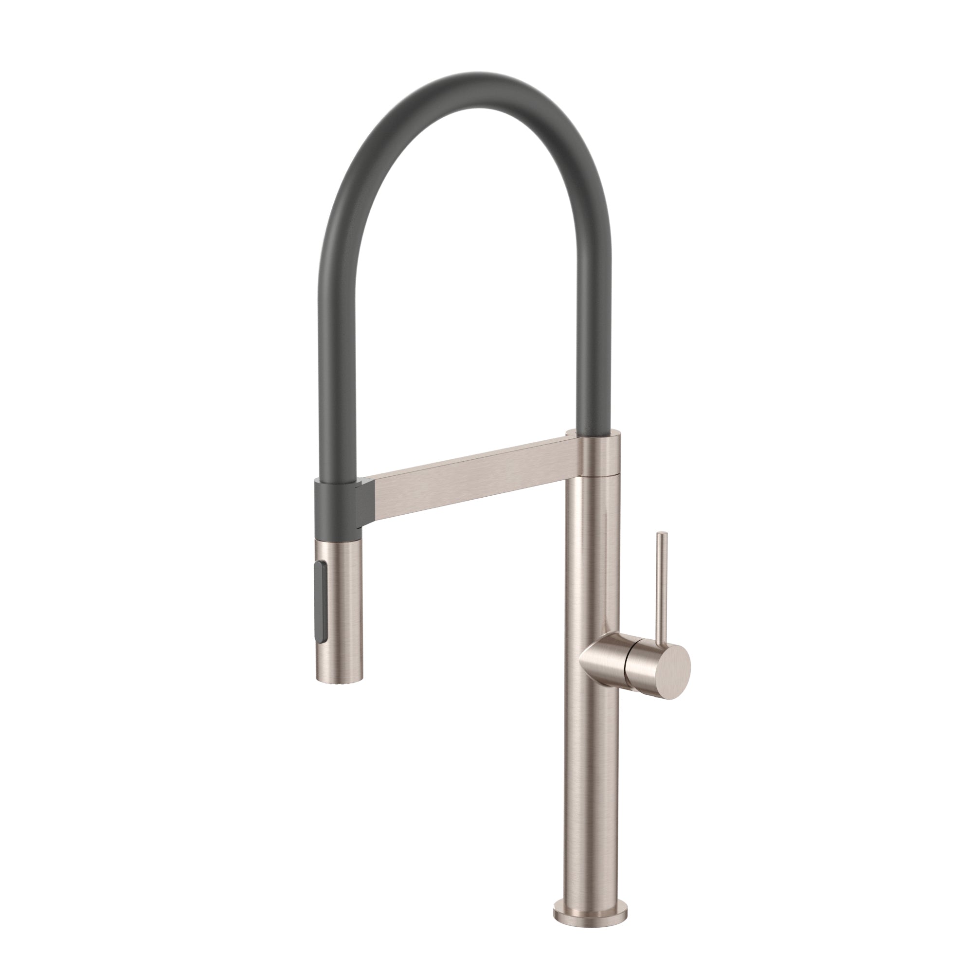 Pull down kitchen mixer with Magnetic Dock, Champagne