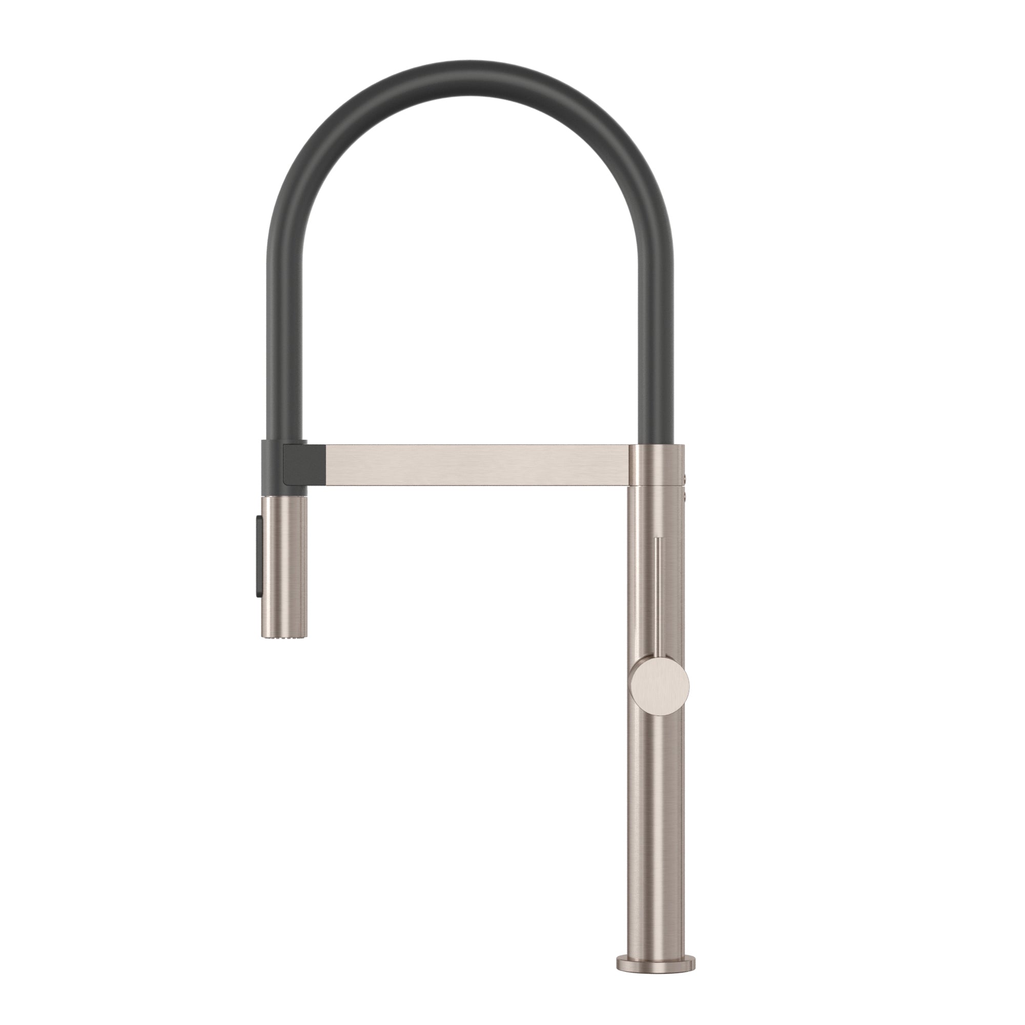 Pull down kitchen mixer with Magnetic Dock, Champagne