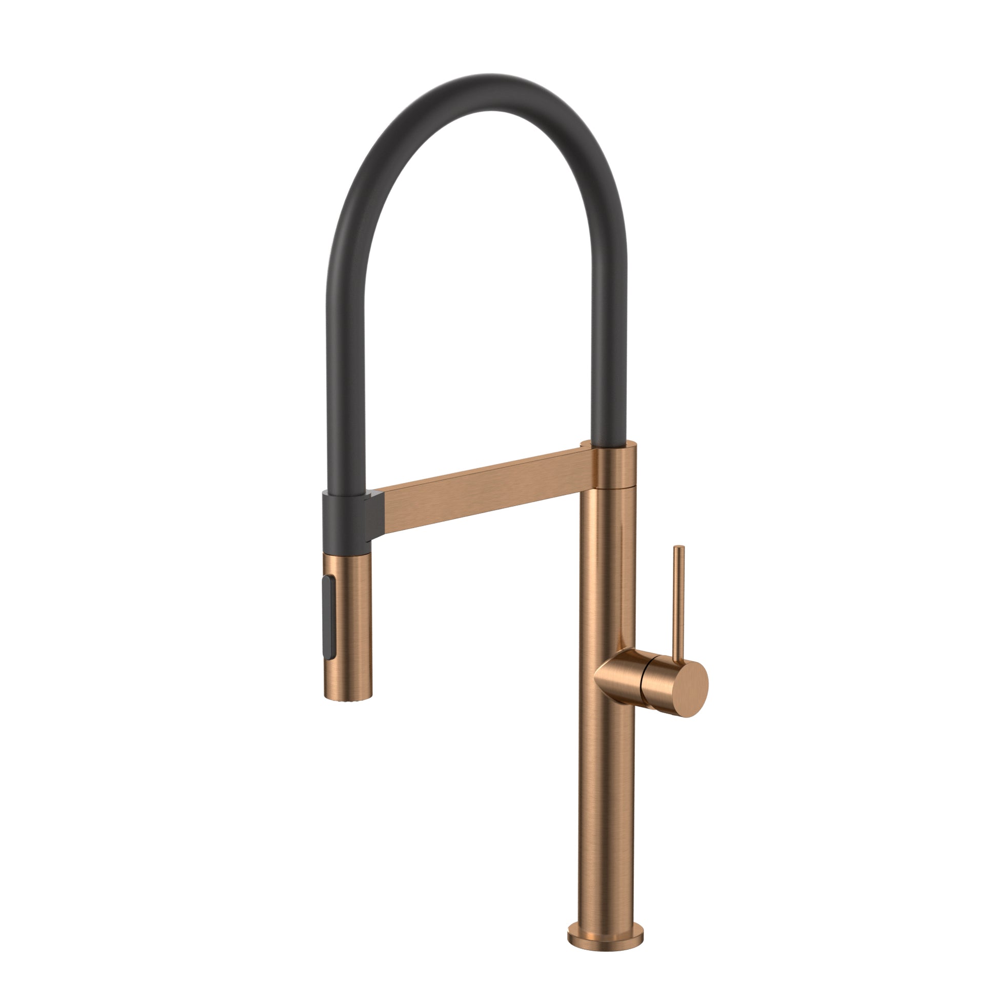 Pull down kitchen mixer with Magnetic Dock, Lustre Bronze