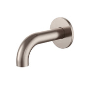 Round Curved Spout 130mm, Champagne