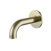 Round Curved Spout 130mm, Tiger Bronze