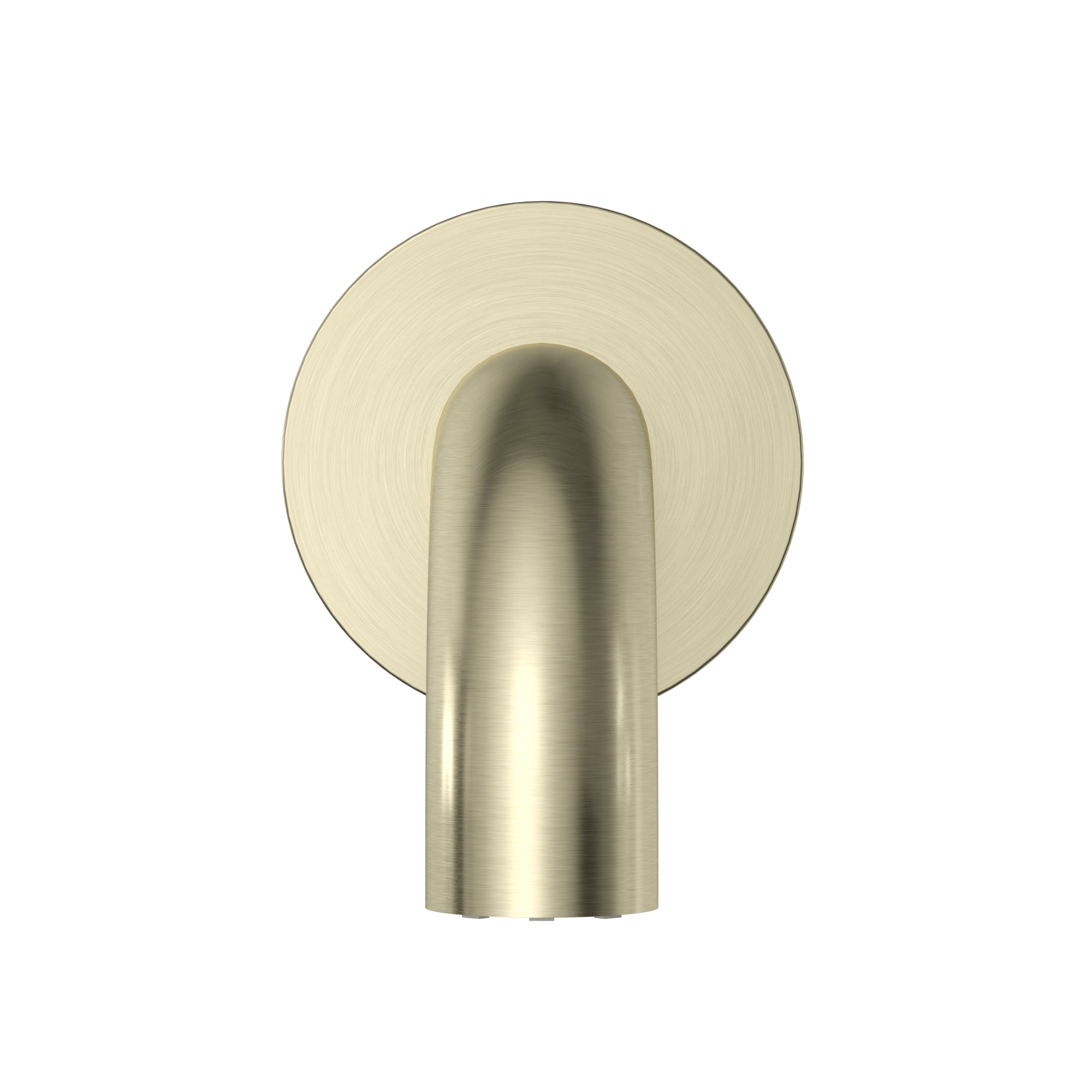 Round Curved Spout 130mm, Tiger Bronze