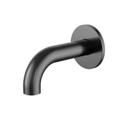 Round Curved Spout 130mm, Shadow