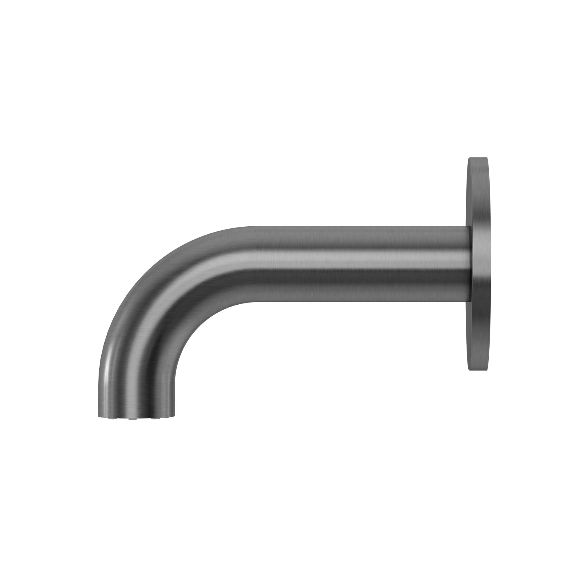Round Curved Spout 130mm, Shadow