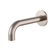 universal round curved spout 170mm, Champagne