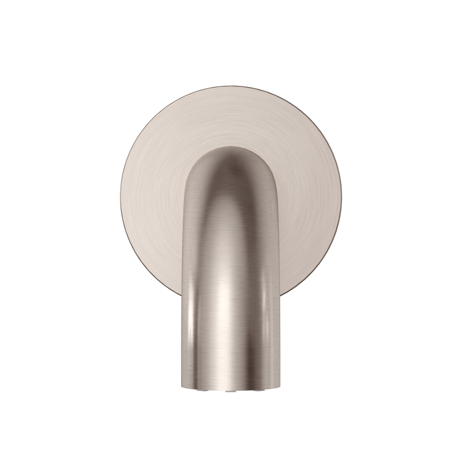 universal round curved spout 170mm, Champagne