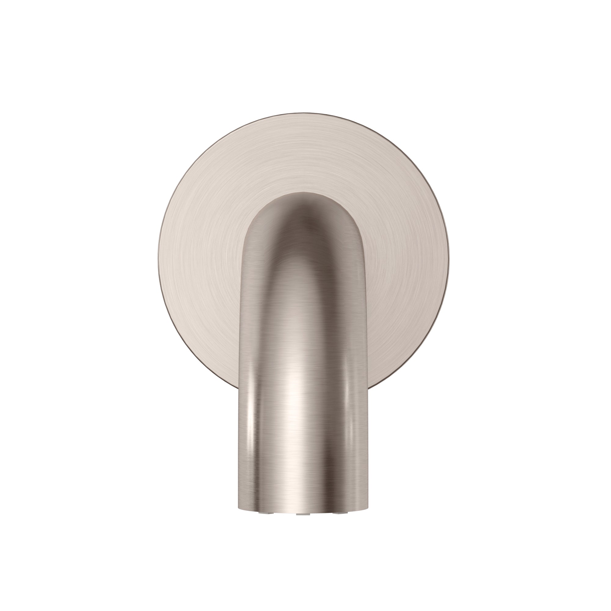 universal round curved spout 170mm, Champagne
