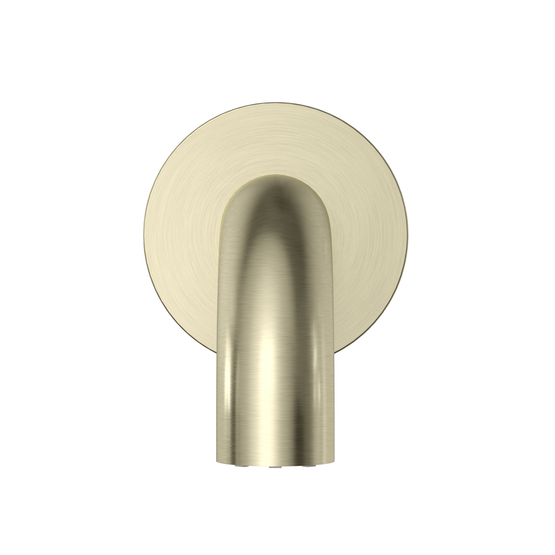 universal round curved spout 170mm, Tiger Bronze