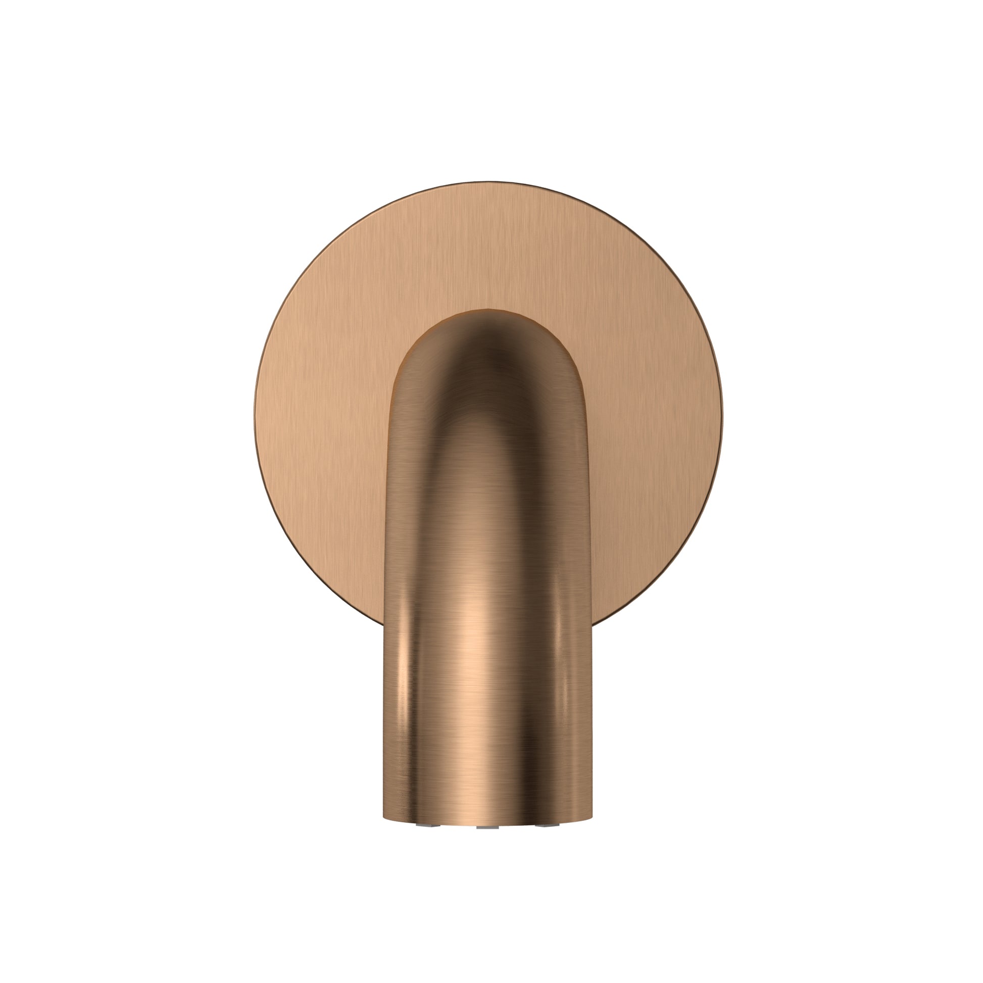 universal round curved spout 170mm, Lustre Bronze