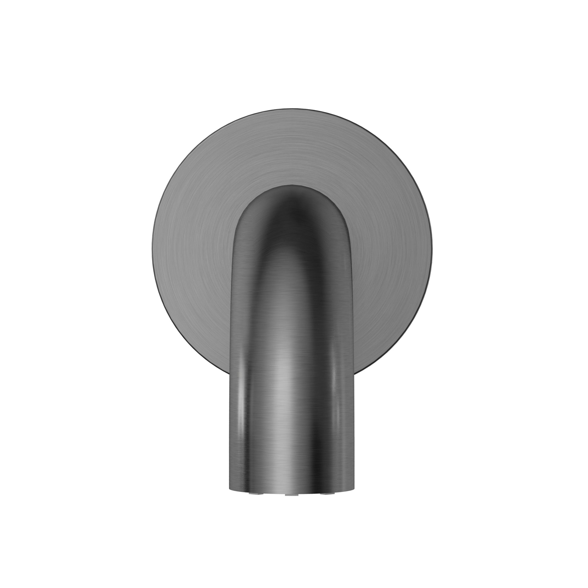 universal round curved spout 170mm, Shadow