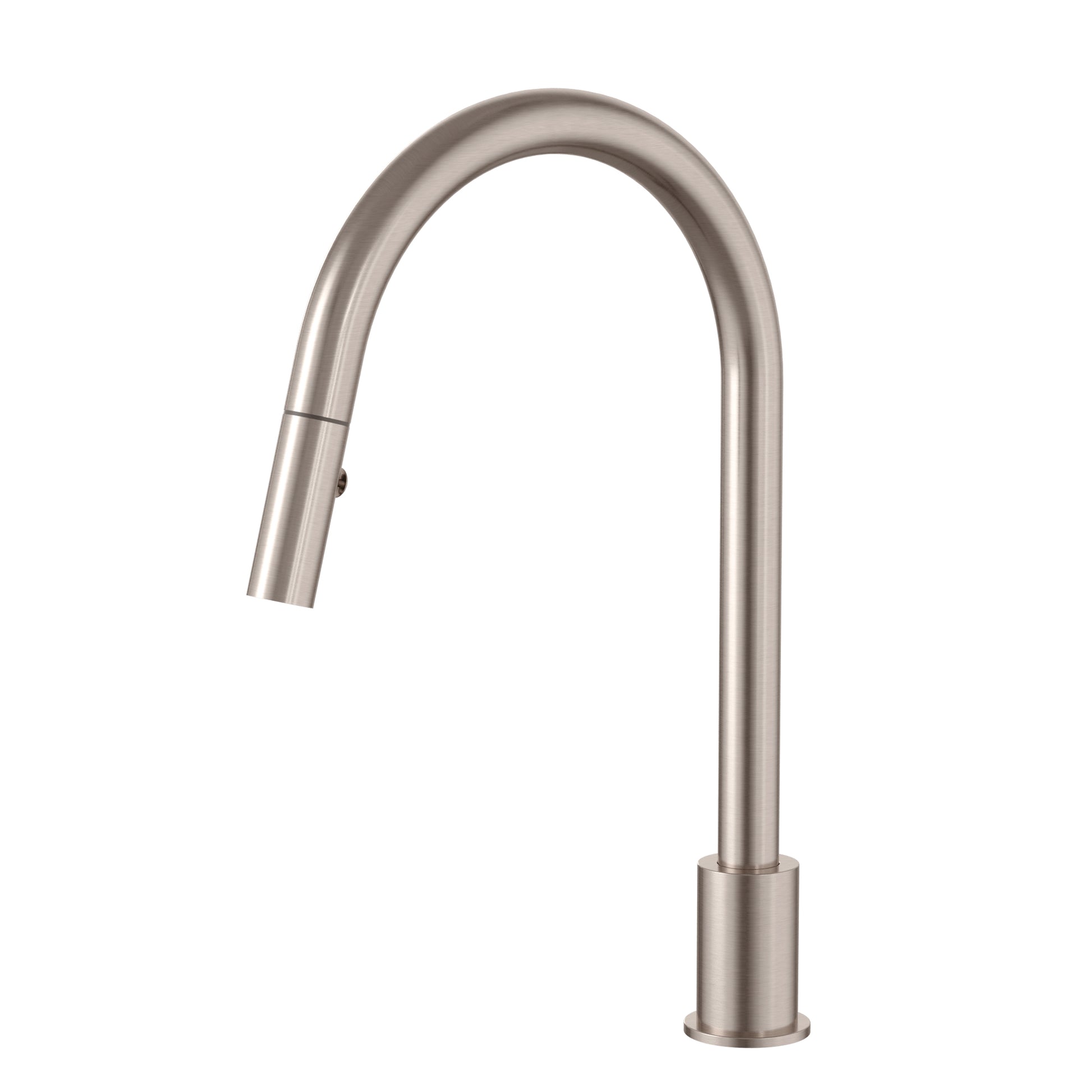 Kitchen hob spout with pull out nozzle, Champagne