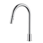 Kitchen hob spout with pull out nozzle, Polished Chrome