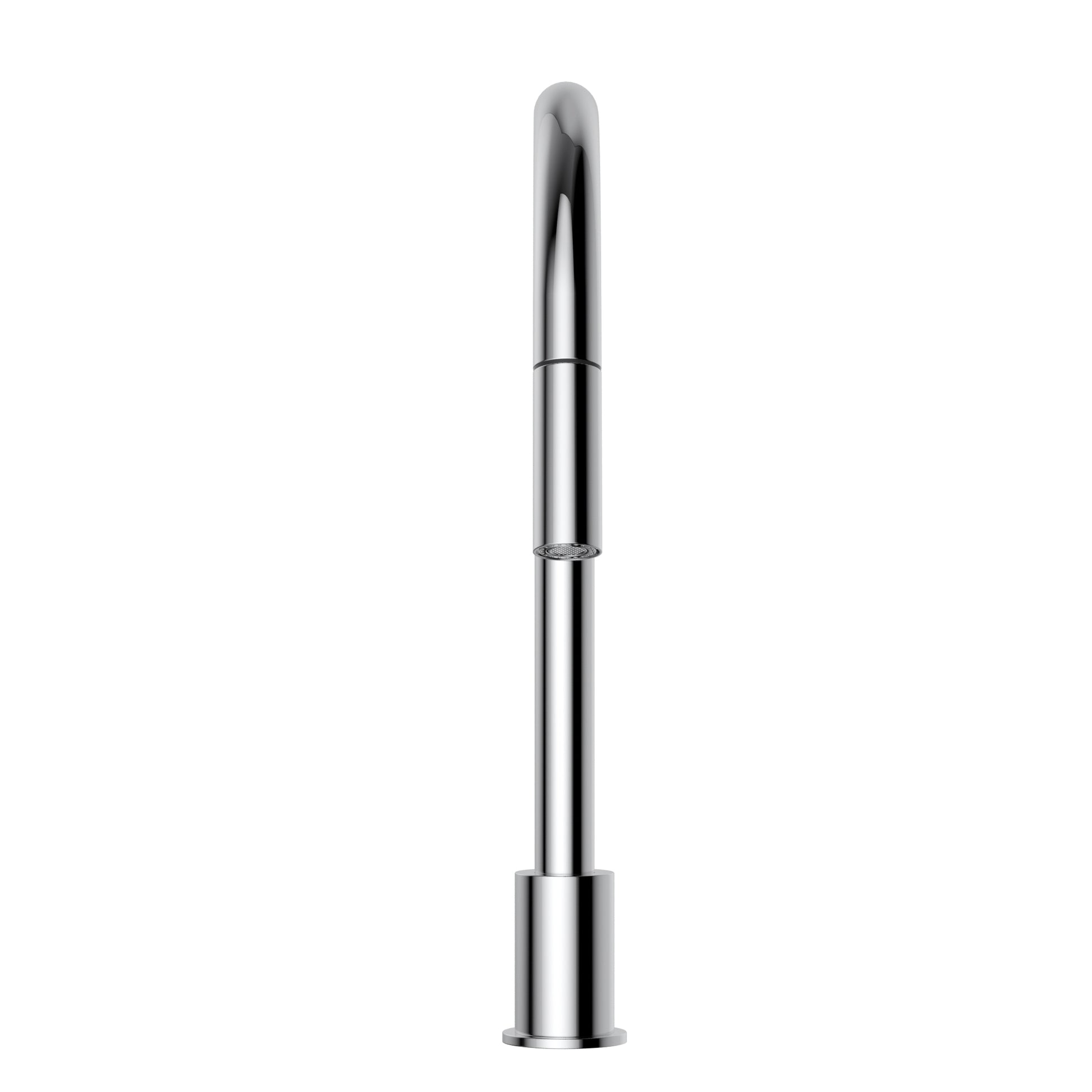 Kitchen hob spout with pull out nozzle, Polished Chrome