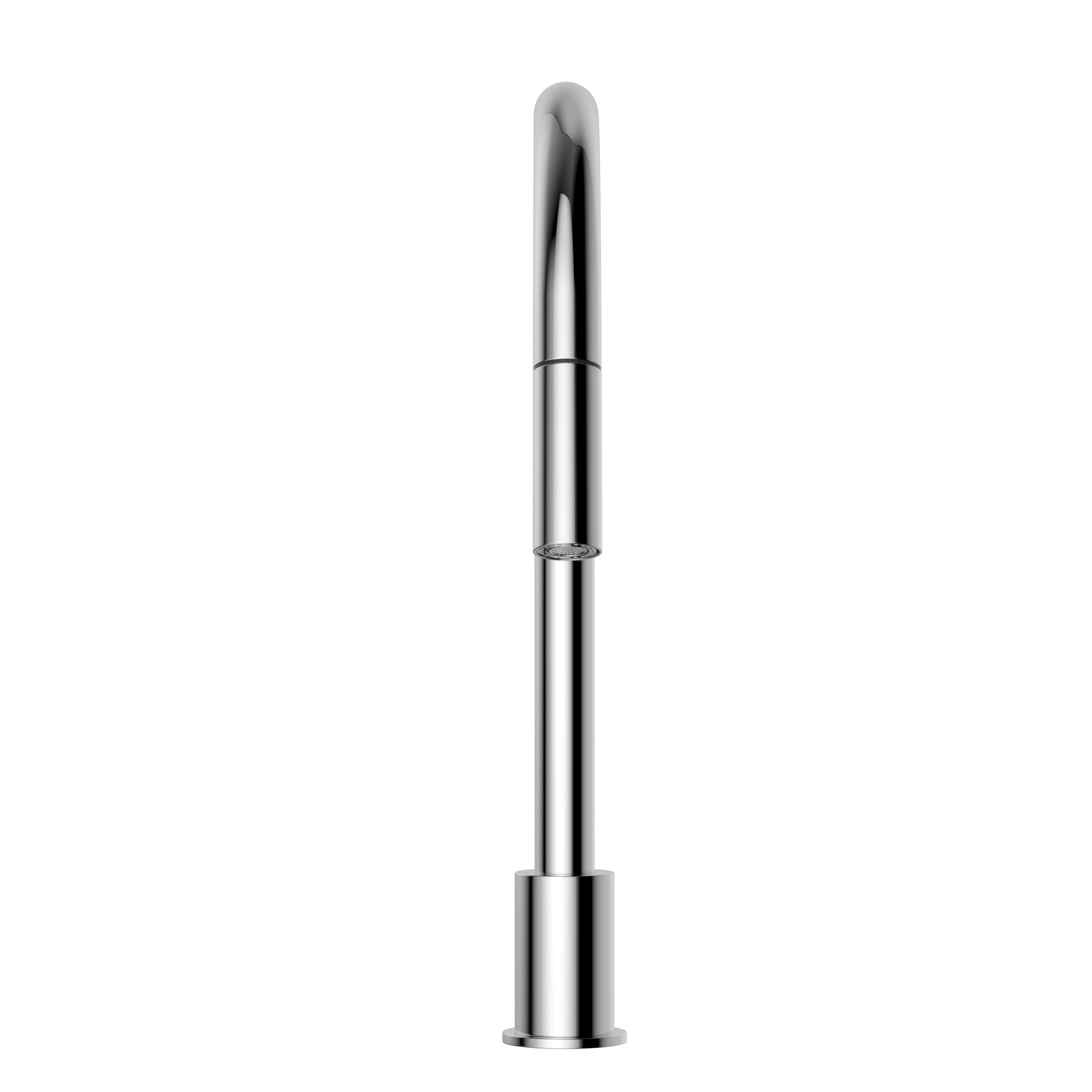 Kitchen hob spout with pull out nozzle, Polished Chrome