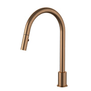 Kitchen hob spout with pull out nozzle, Lustre Bronze