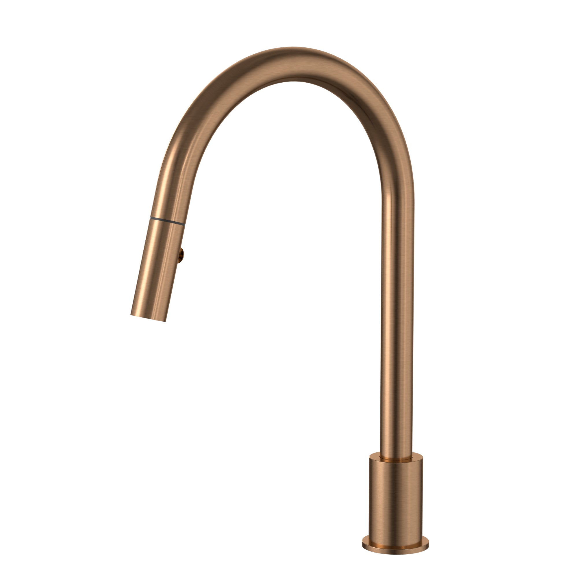 Kitchen hob spout with pull out nozzle, Lustre Bronze