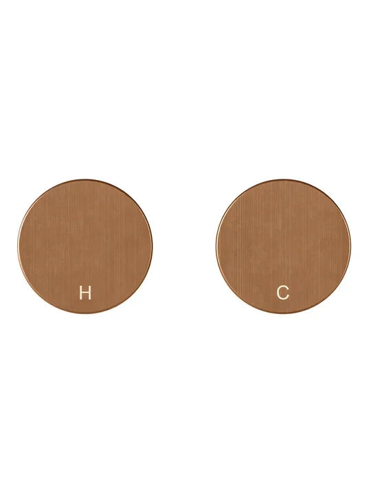 Meir Round Jumper Valve Wall Top Assemblies | Lustre Bronze