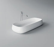Studio Bagno Nur 80 Bench Basin, Gloss White