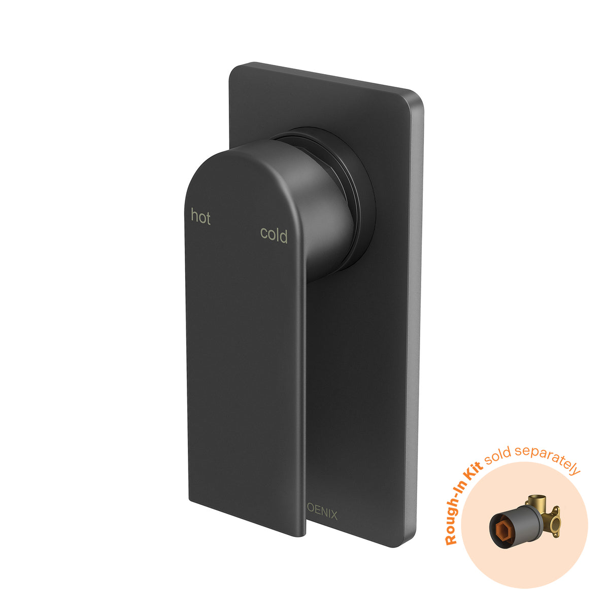 Phoenix Teel SwitchMix Shower / Wall Mixer (Fit-Off Kit Only) - Lead Free, Matte Black ｜ Ideal Bathroom Centre