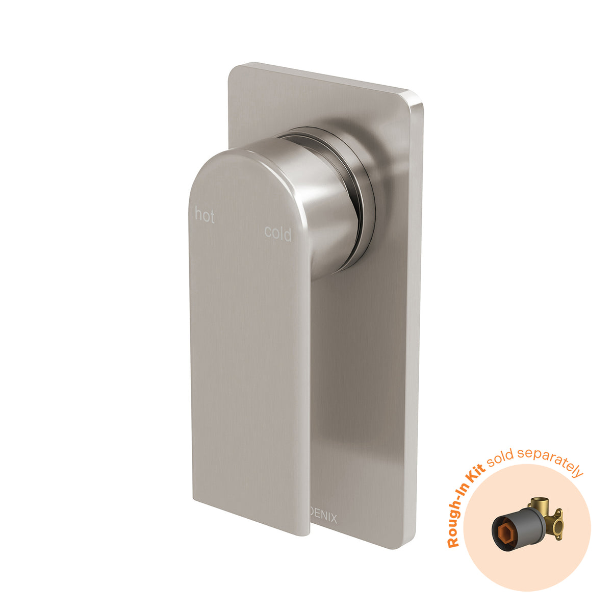Phoenix Teel SwitchMix Shower / Wall Mixer (Fit-Off Kit Only) - Lead Free, Brushed Nickel