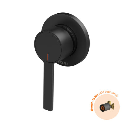 Phoenix Lexi MKII SwitchMix Shower / Wall Mixer Fit-Off Kit - Lead Free, Matte Black