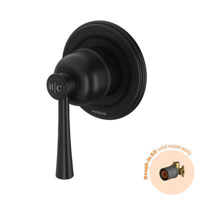 Phoenix Cromford SwitchMix Shower / Wall Mixer (Fit-Off Kit Only) - Lead Free, Matte Black