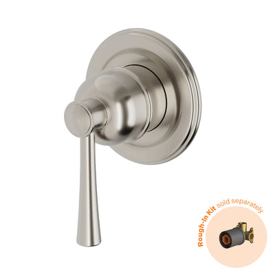 Phoenix Cromford SwitchMix Shower / Wall Mixer (Fit-Off Kit Only) - Lead Free, Brushed Nickel