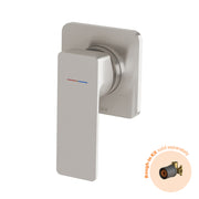 Phoenix Gloss MKII SwitchMix Shower / Wall Mixer (Fit-Off Kit Only) - Lead Free, Brushed Nickel ｜ Ideal Bathroom Centre