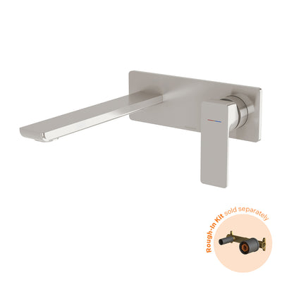Phoenix Gloss MKII SwitchMix Wall Basin / Bath Mixer Set (Fit-Off Kit Only) - Lead Free, Brushed Nickel