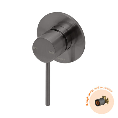 Phoenix Vivid Slimline SwitchMix Shower / Wall Mixer (Fit-Off Kit Only) - Lead Free, Brushed Carbon