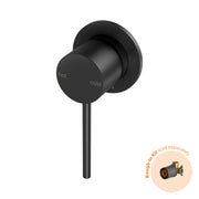 Phoenix Vivid Slimline SwitchMix Shower / Wall Mixer 60mm Backplate (Fit-Off Kit Only) - Lead Free, Matte Black