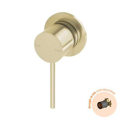 Phoenix Vivid Slimline SwitchMix Shower / Wall Mixer 60mm Backplate (Fit-Off Kit Only) - Lead Free, Brushed Gold