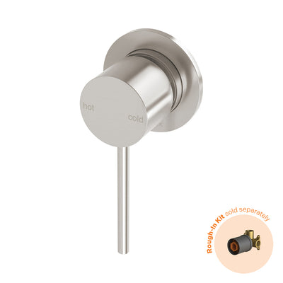 Phoenix Vivid Slimline SwitchMix Shower / Wall Mixer 60mm Backplate (Fit-Off Kit Only) - Lead Free, Brushed Nickel