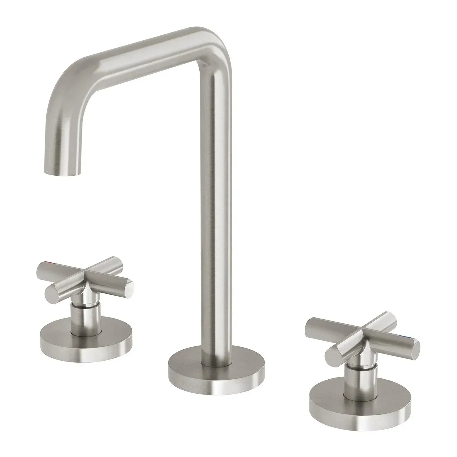 Phoenix Vivid Slimline Plus Basin Set, Brushed Nickel
