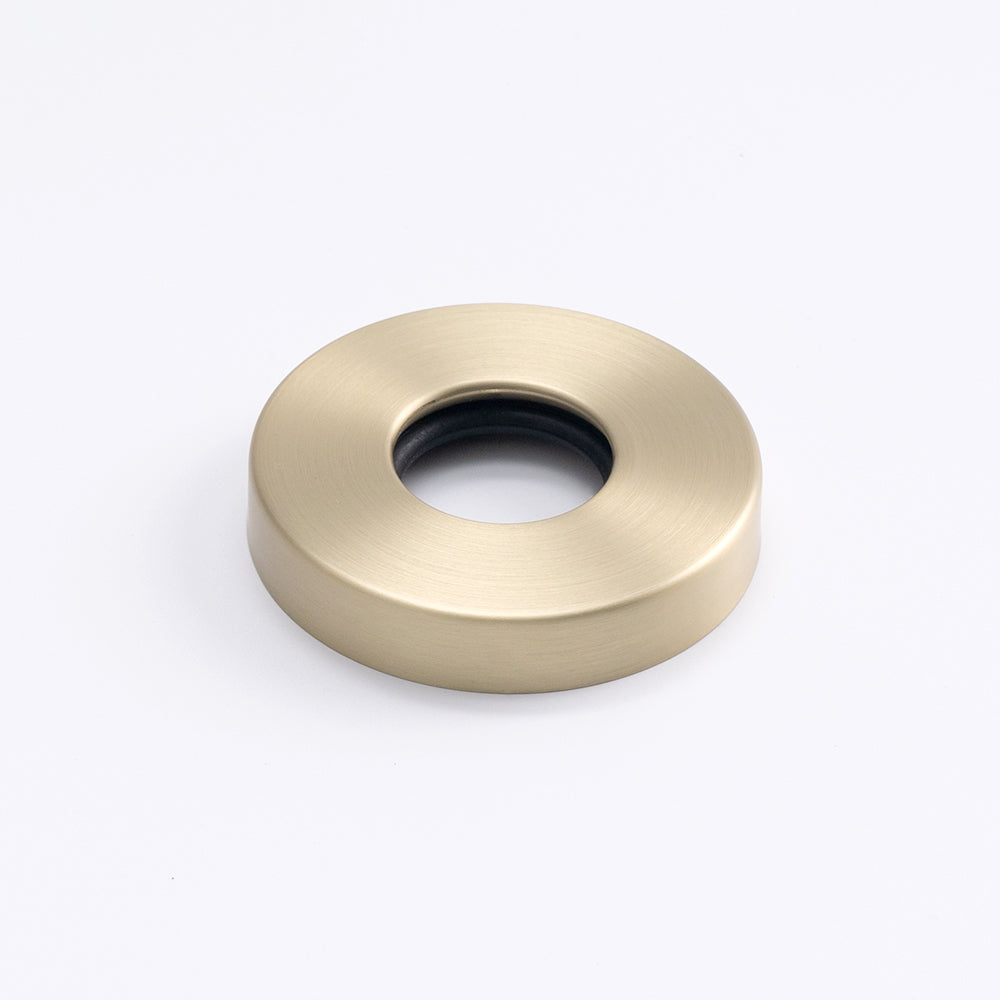 Cover Plate for Round Bar Ladder Rails - Light Gold