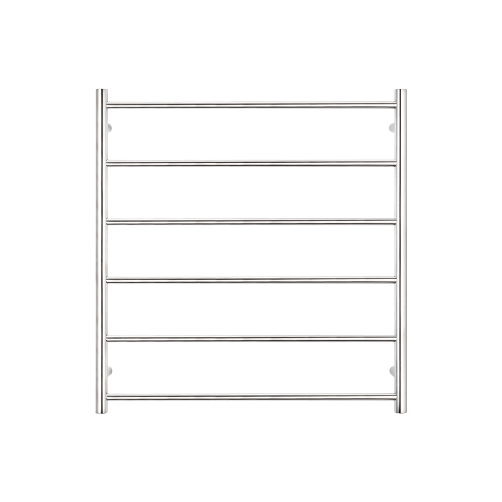 Radiant Non-Heated Towel Rail - 800 x 830mm - 6 Round Bars - Mirror Polished ｜ Ideal Bathroom Centre