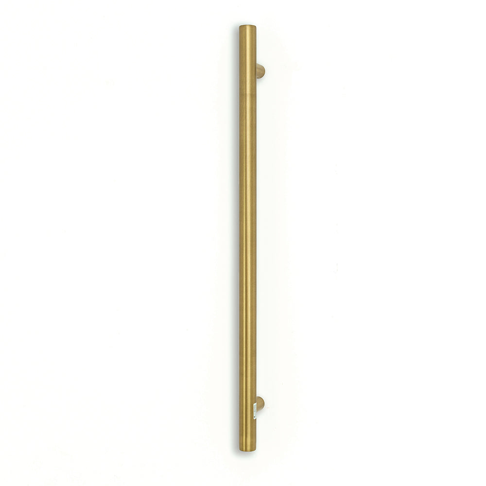 Non-Heated Vertical Heated Towel Bar - Brushed Gold - 950mm