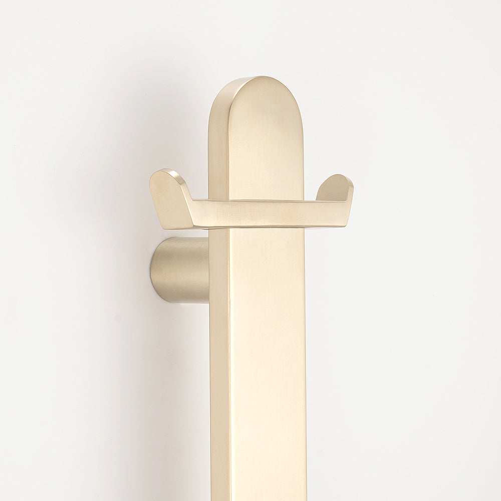 Towel Hook for Flat Bar Vertical Towel Bar - Warm Brushed Nickel