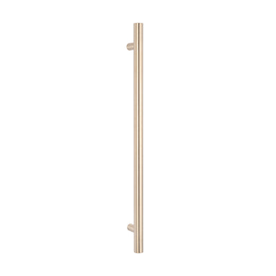 Radiant Vertical Heated Towel Bar - Warm Brushed Nickel - 950mm