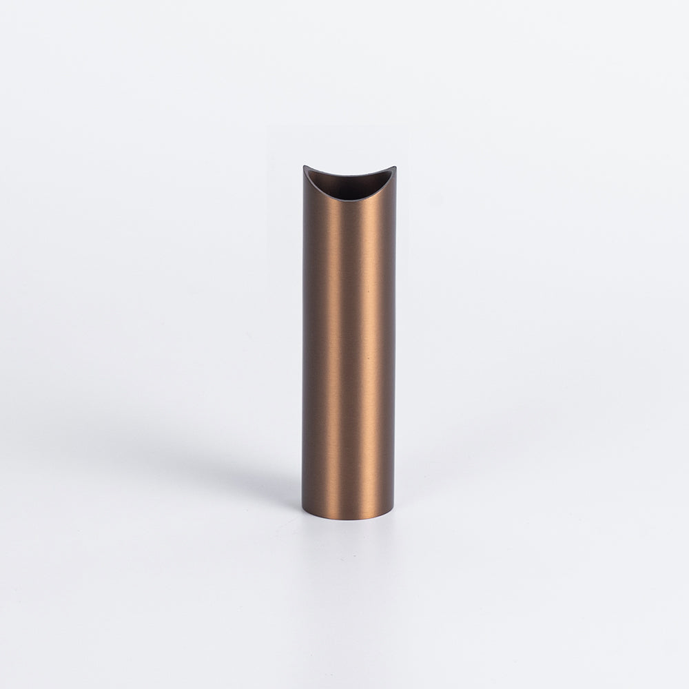 Radiant 90mm Fixing Leg for Round Bar Ladder Rails - Brushed Bronze ｜ Ideal Bathroom Centre