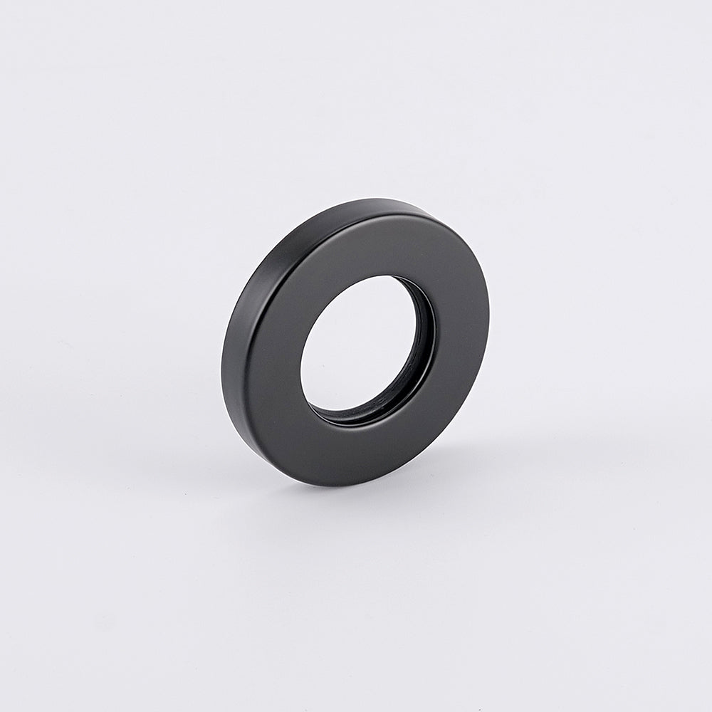Matt Black Vertical Towel Rail Cover Plate
