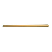 Non-Heated Brushed Gold Single Round Bar Towel Rail - 800mm