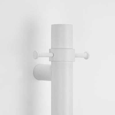 Radiant Towel Hook for Vertical Towel Bar - Matt White