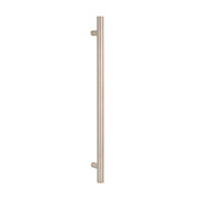 Non-Heated Vertical Heated Towel Bar - Brushed Nickel - 950mm