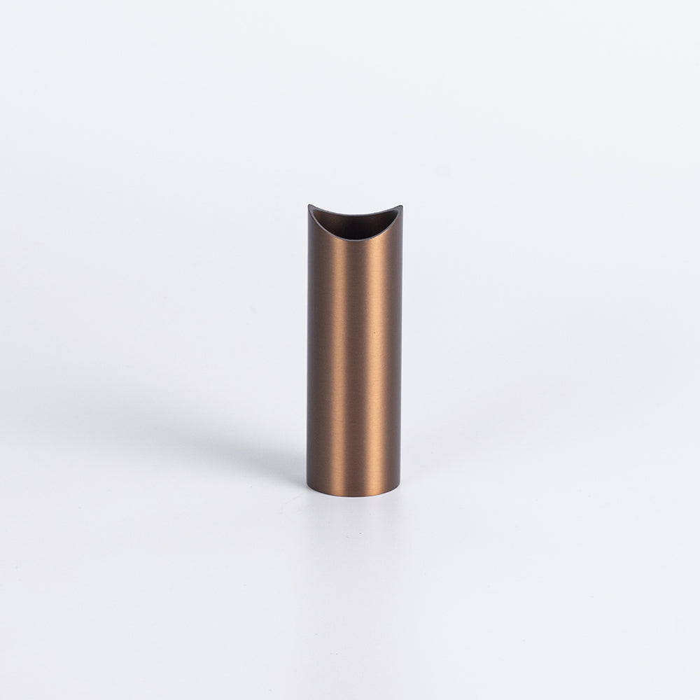 Radiant 70mm Fixing Leg for Round Bar Ladder Rails - Brushed Bronze ｜ Ideal Bathroom Centre